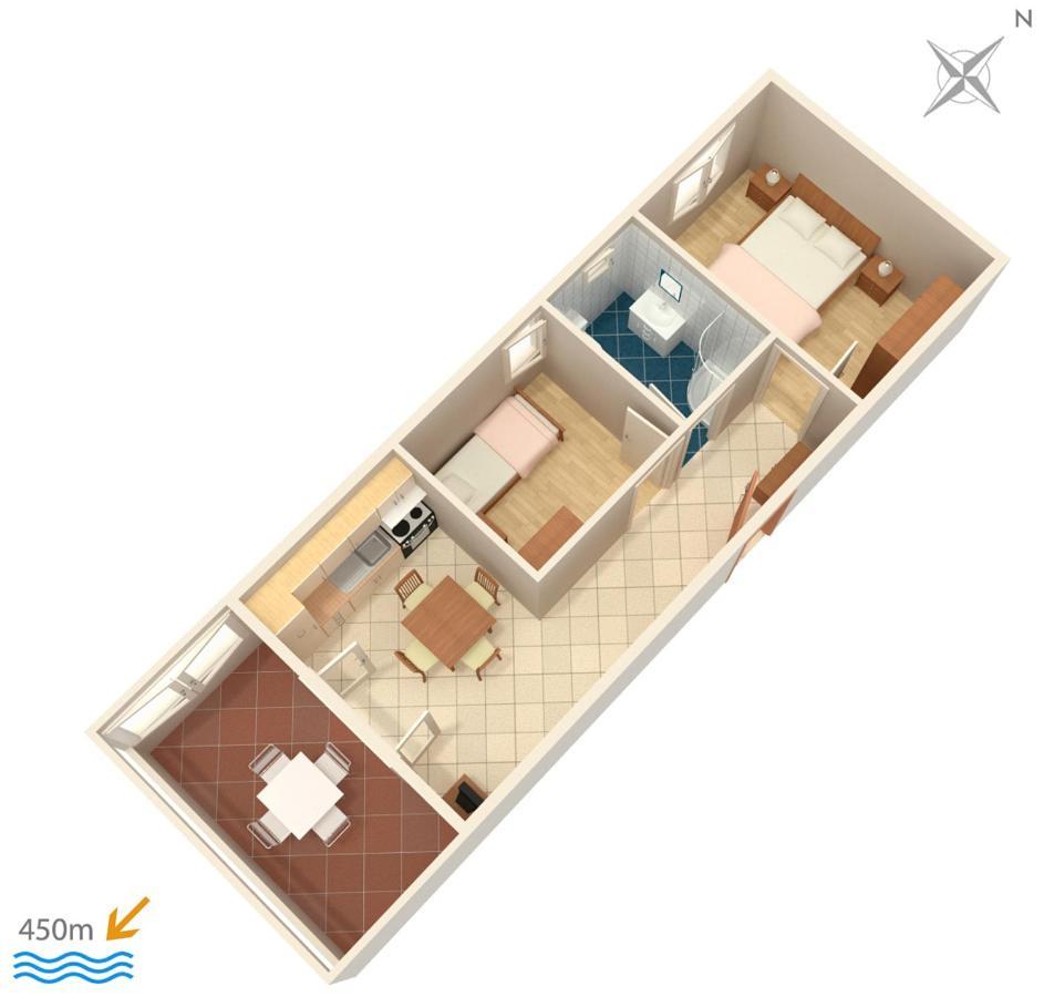 Family Friendly Apartments With A Swimming Pool Povljana, Pag - 244 المظهر الخارجي الصورة